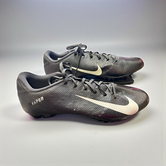 Nike Vapor Untouchable Speed 3 TD Black Football Cleats 917166-010 Size 15 EUC